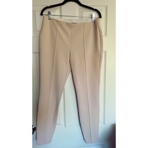 Medium Express light pink nylon/polyester dress pants